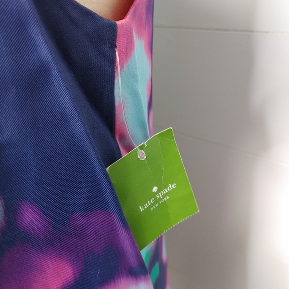 Kate Spade Keri watercolor shift dress size 2 - Picture 7 of 15